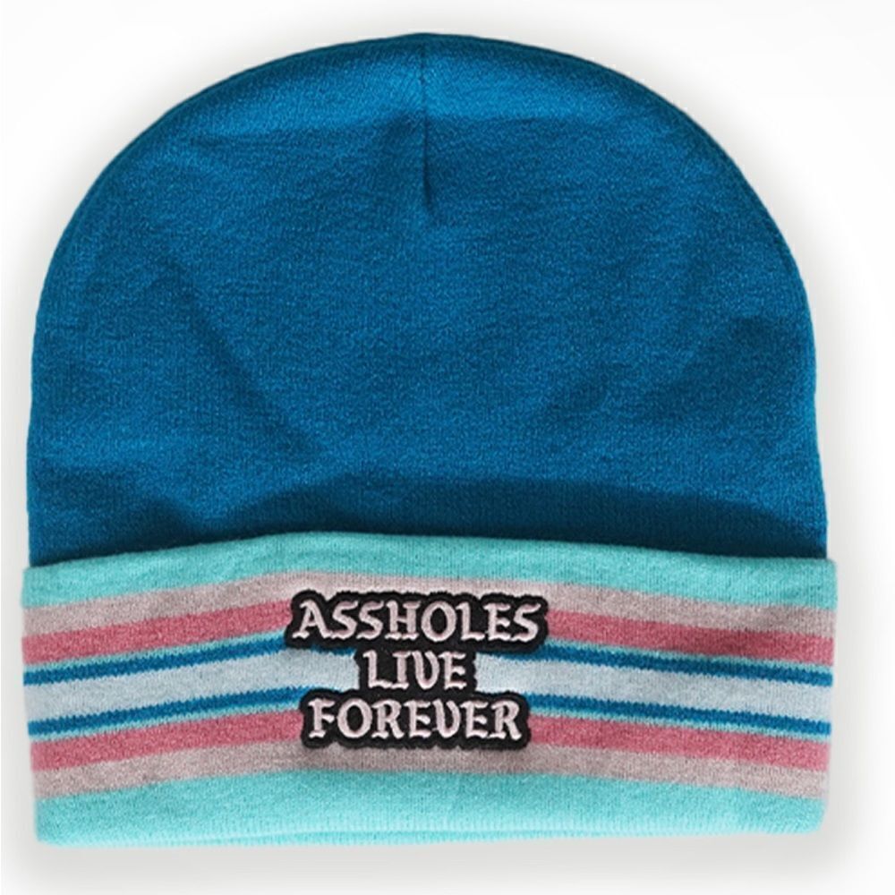 Assholes live forever beanie OS (7000) NEW